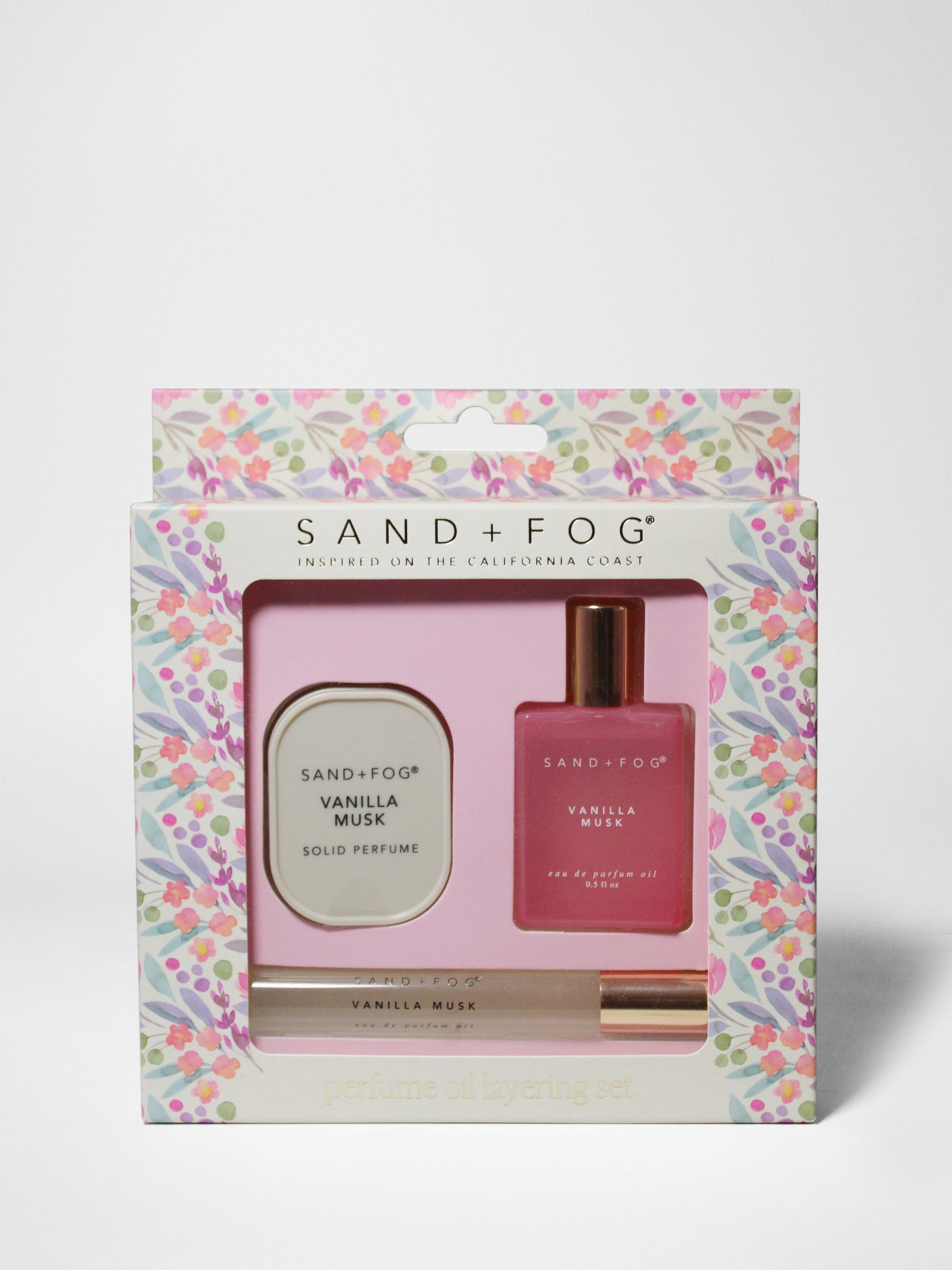 Sand Fog Perfume Oil Rollerballs and Solid Perfume Set - Vanilla Musk