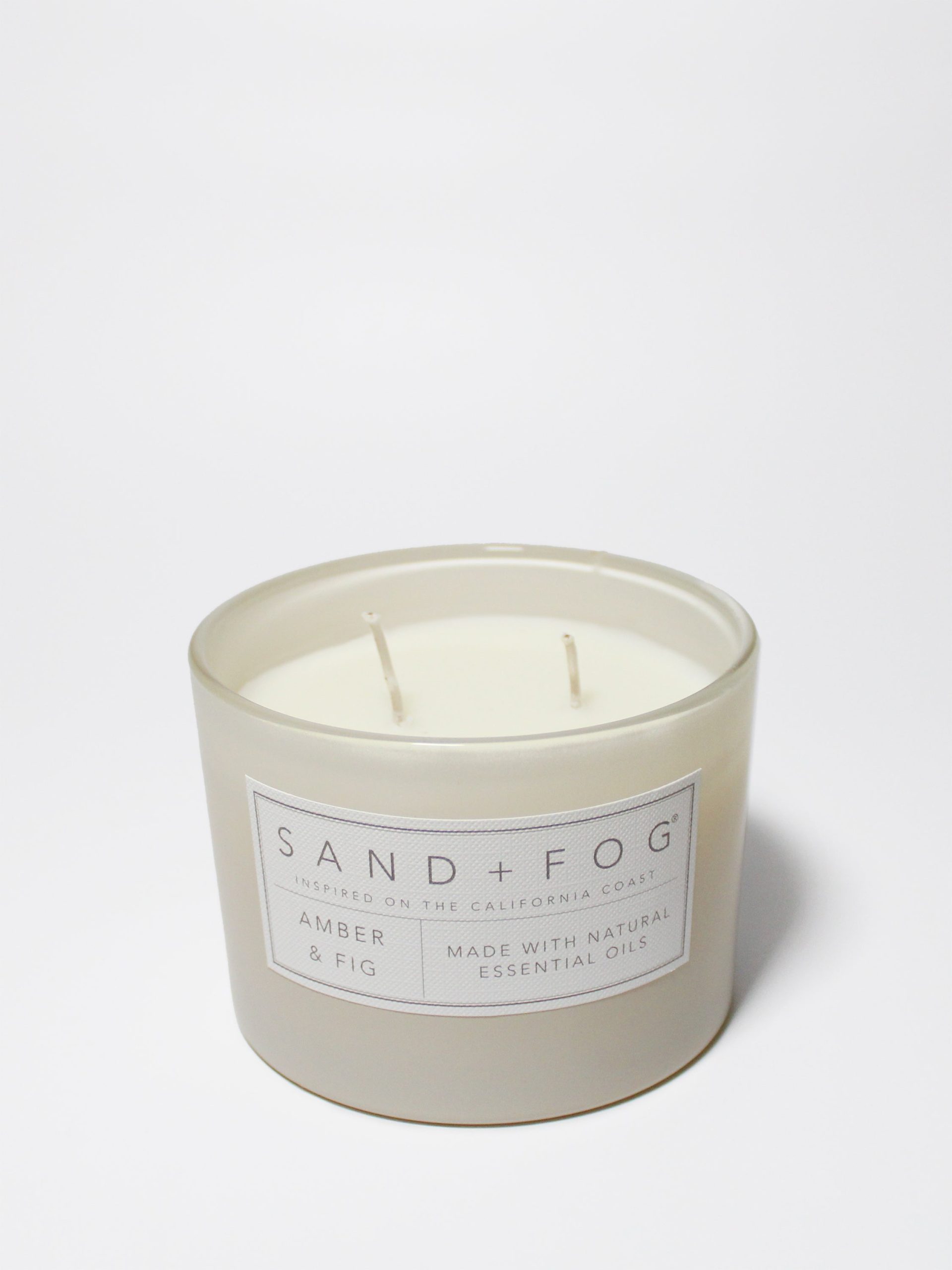 Sand Fog Amber & Fig 12 oz scented candle - Image 3
