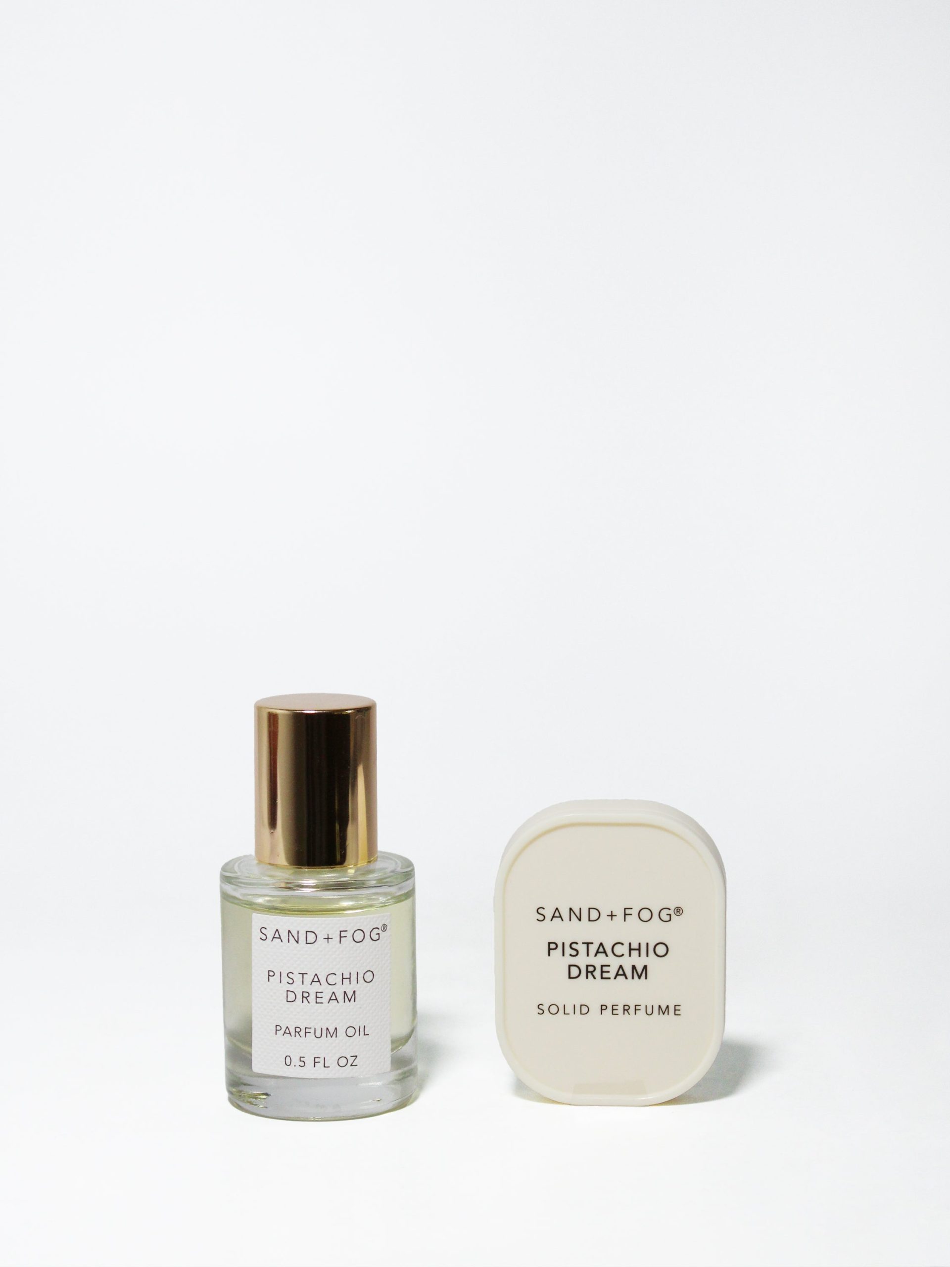 Sand Fog Perfume Oil Rollerball and Solid Perfume Set - Pistachio Dream - Image 2