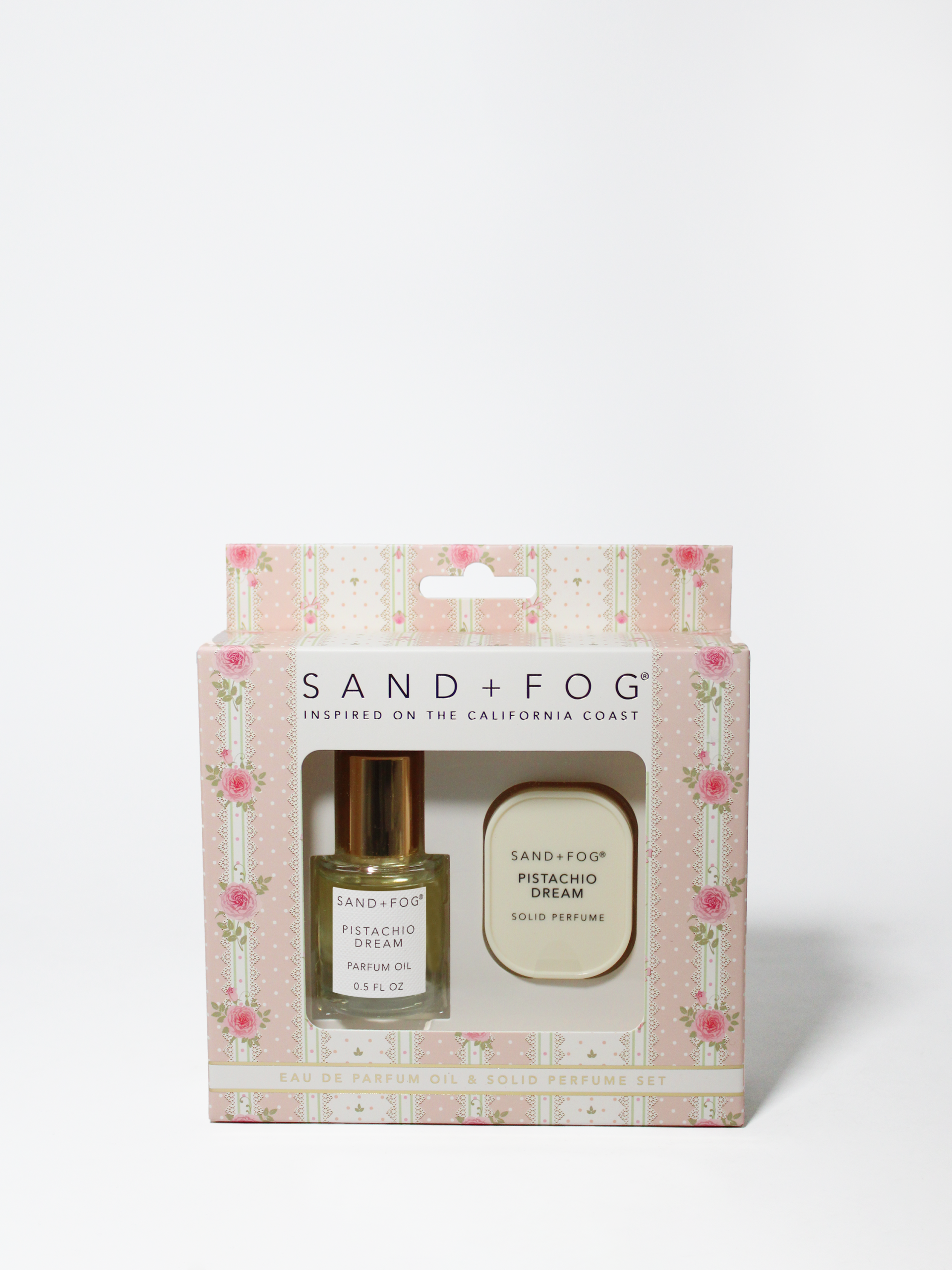 Sand Fog Perfume Oil Rollerball and Solid Perfume Set - Pistachio Dream