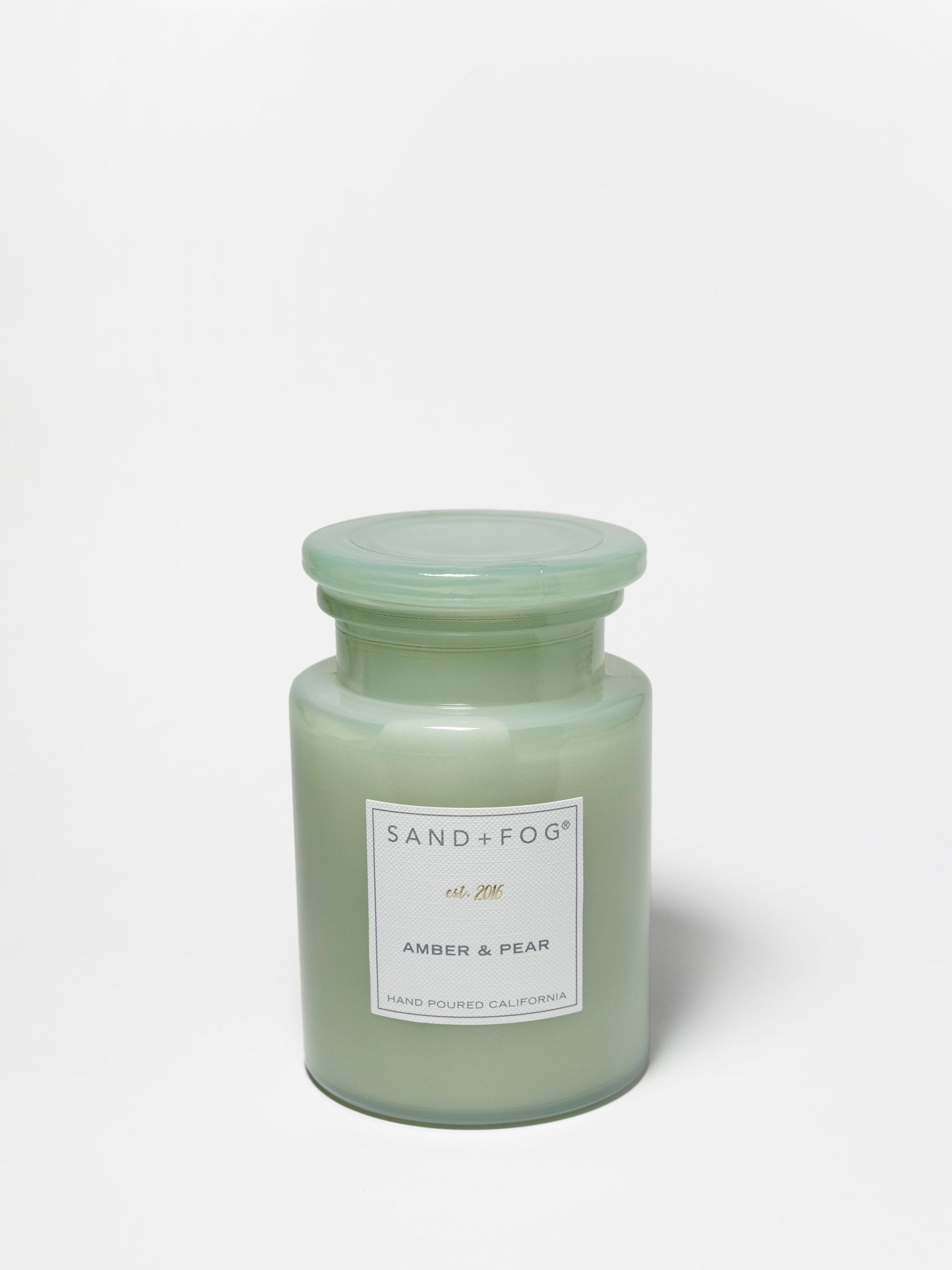 Sand Fog Amber & Pear 12 oz scented candle